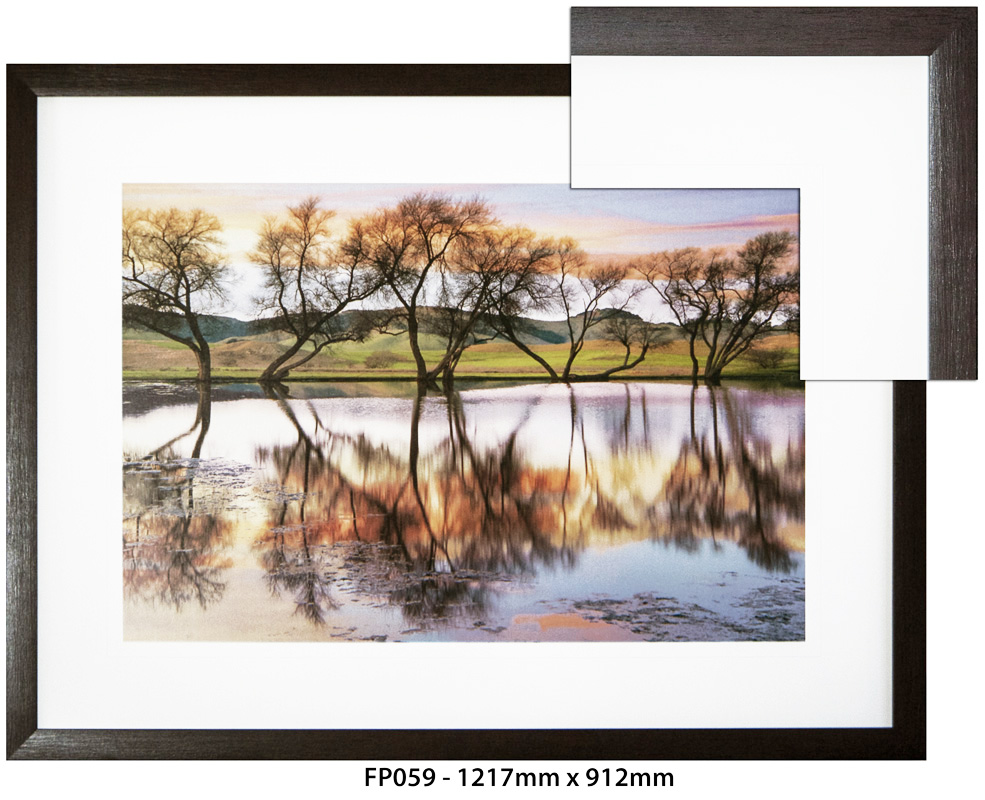 FP059 Wall décor art framed print landscape black frame